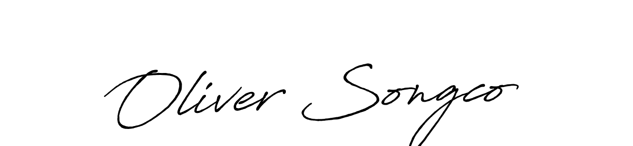 Antro_Vectra_Bolder is a professional signature style that is perfect for those who want to add a touch of class to their signature. It is also a great choice for those who want to make their signature more unique. Get Oliver Songco name to fancy signature for free. Oliver Songco signature style 7 images and pictures png