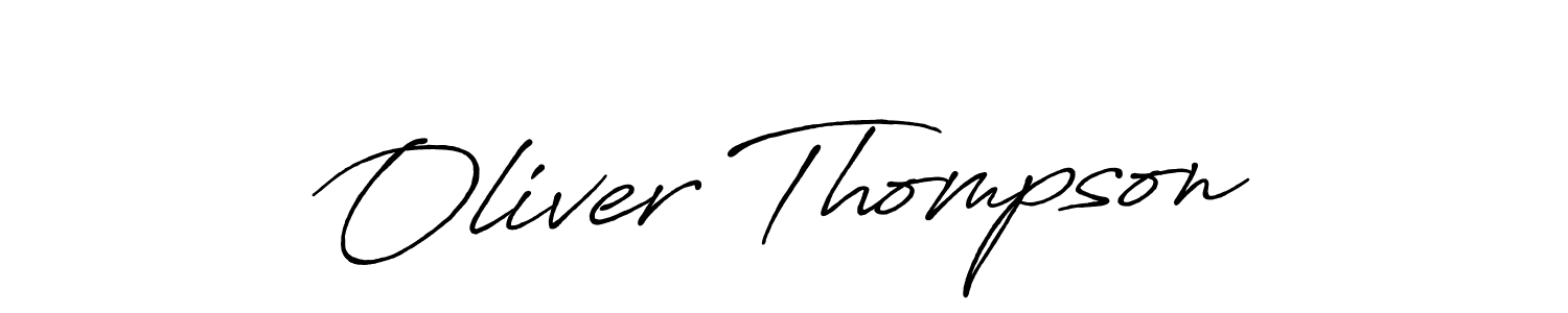 Also we have Oliver Thompson name is the best signature style. Create professional handwritten signature collection using Antro_Vectra_Bolder autograph style. Oliver Thompson signature style 7 images and pictures png