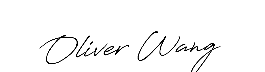 Antro_Vectra_Bolder is a professional signature style that is perfect for those who want to add a touch of class to their signature. It is also a great choice for those who want to make their signature more unique. Get Oliver Wang name to fancy signature for free. Oliver Wang signature style 7 images and pictures png
