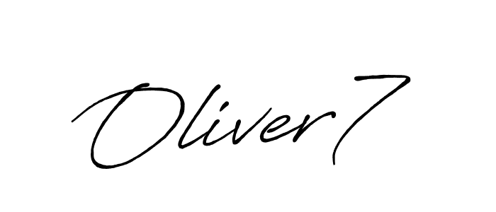 Make a beautiful signature design for name Oliver7. Use this online signature maker to create a handwritten signature for free. Oliver7 signature style 7 images and pictures png