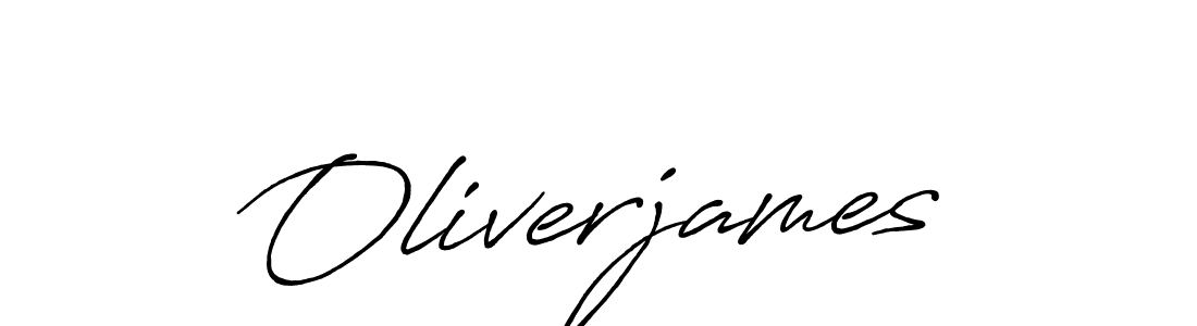 How to make Oliverjames name signature. Use Antro_Vectra_Bolder style for creating short signs online. This is the latest handwritten sign. Oliverjames signature style 7 images and pictures png