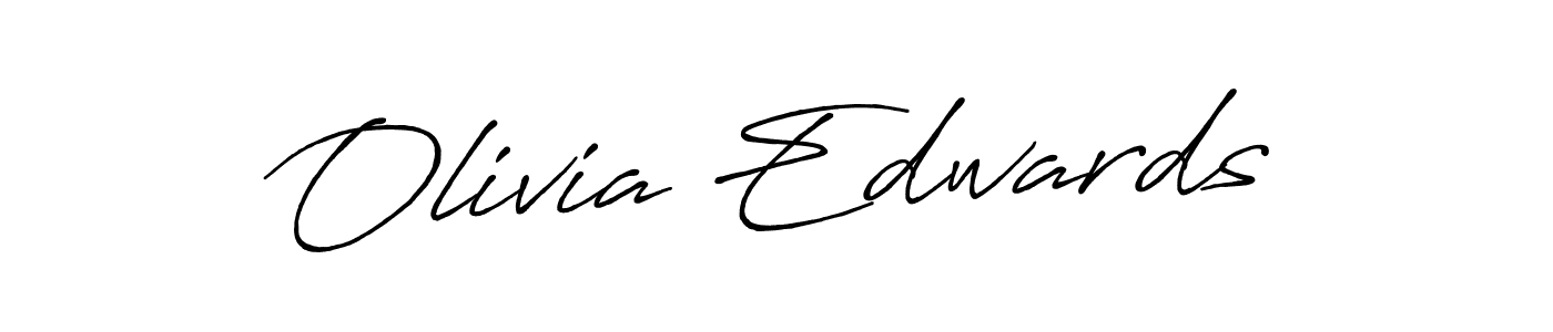 Olivia Edwards stylish signature style. Best Handwritten Sign (Antro_Vectra_Bolder) for my name. Handwritten Signature Collection Ideas for my name Olivia Edwards. Olivia Edwards signature style 7 images and pictures png