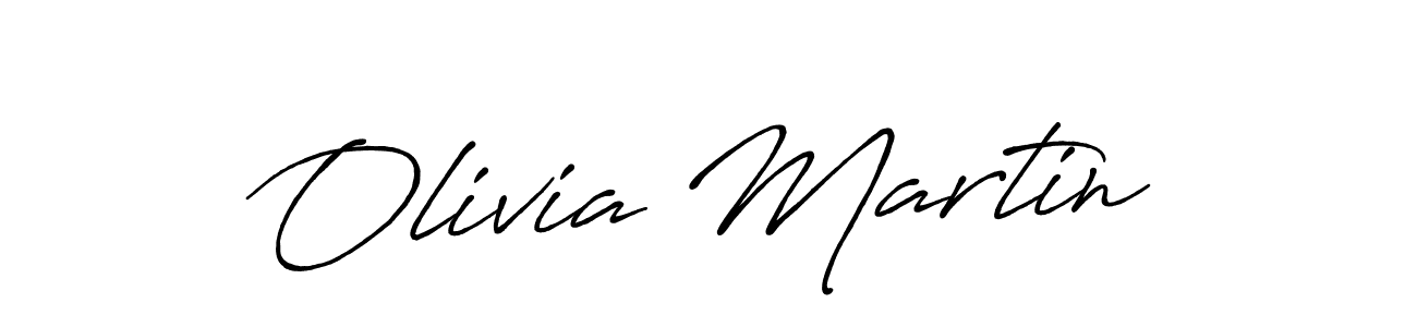 Create a beautiful signature design for name Olivia Martin. With this signature (Antro_Vectra_Bolder) fonts, you can make a handwritten signature for free. Olivia Martin signature style 7 images and pictures png