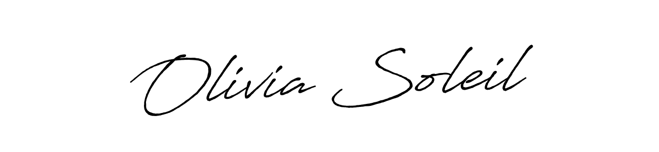It looks lik you need a new signature style for name Olivia Soleil. Design unique handwritten (Antro_Vectra_Bolder) signature with our free signature maker in just a few clicks. Olivia Soleil signature style 7 images and pictures png