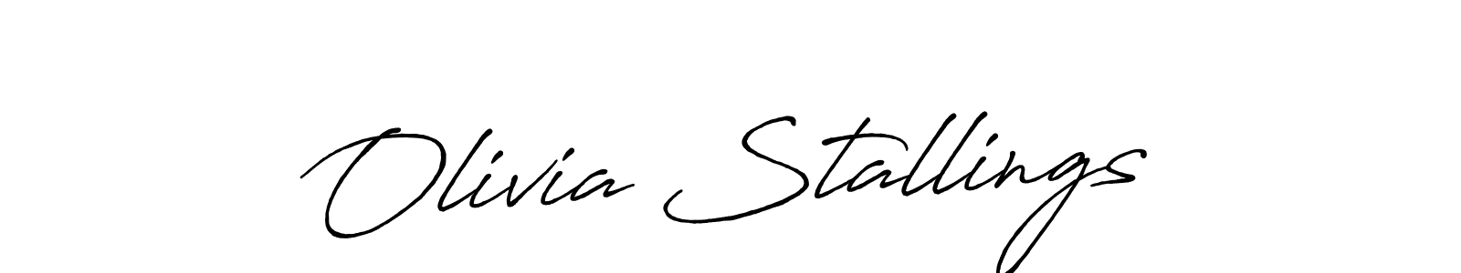 The best way (Antro_Vectra_Bolder) to make a short signature is to pick only two or three words in your name. The name Olivia Stallings include a total of six letters. For converting this name. Olivia Stallings signature style 7 images and pictures png