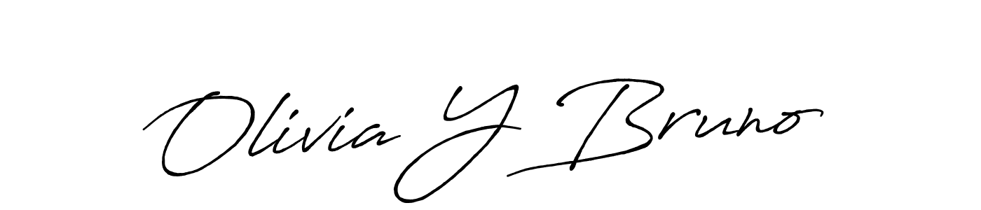 How to Draw Olivia Y Bruno signature style? Antro_Vectra_Bolder is a latest design signature styles for name Olivia Y Bruno. Olivia Y Bruno signature style 7 images and pictures png