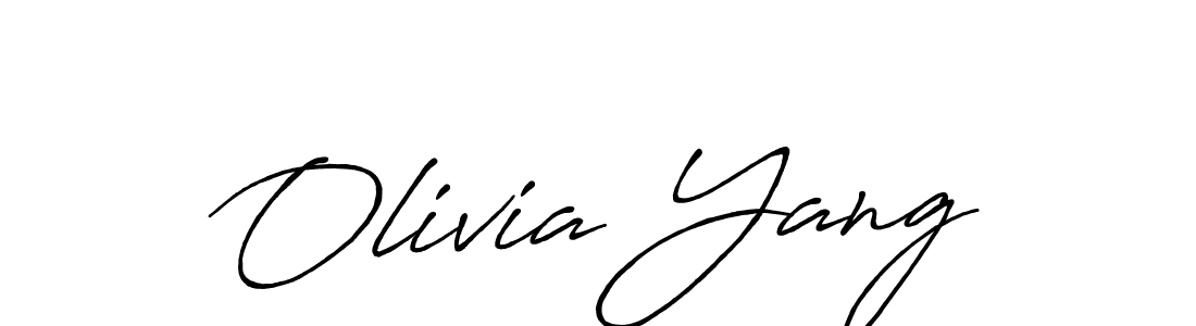 Similarly Antro_Vectra_Bolder is the best handwritten signature design. Signature creator online .You can use it as an online autograph creator for name Olivia Yang. Olivia Yang signature style 7 images and pictures png