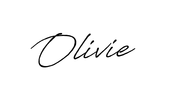 Also we have Olivie name is the best signature style. Create professional handwritten signature collection using Antro_Vectra_Bolder autograph style. Olivie signature style 7 images and pictures png