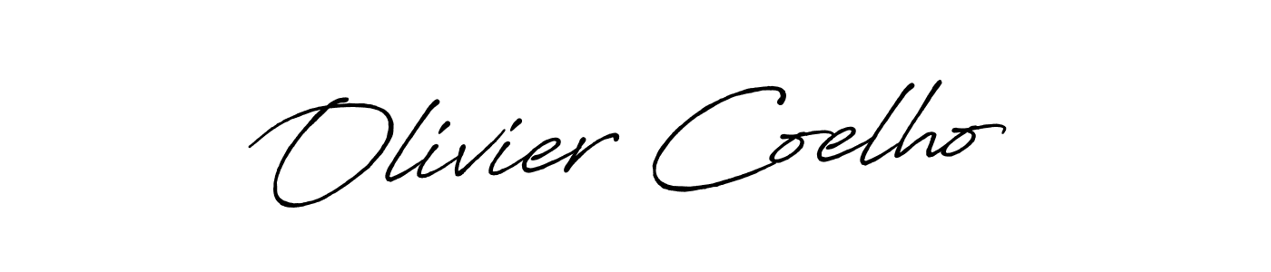 You can use this online signature creator to create a handwritten signature for the name Olivier Coelho. This is the best online autograph maker. Olivier Coelho signature style 7 images and pictures png