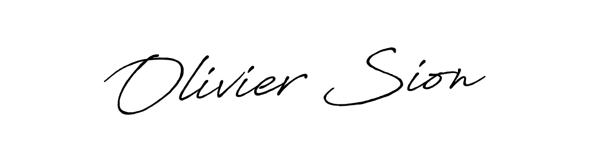 How to make Olivier Sion signature? Antro_Vectra_Bolder is a professional autograph style. Create handwritten signature for Olivier Sion name. Olivier Sion signature style 7 images and pictures png