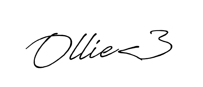 Best and Professional Signature Style for Ollie<3. Antro_Vectra_Bolder Best Signature Style Collection. Ollie<3 signature style 7 images and pictures png