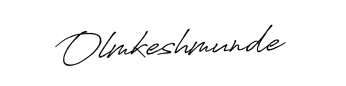 You should practise on your own different ways (Antro_Vectra_Bolder) to write your name (Olmkeshmunde) in signature. don't let someone else do it for you. Olmkeshmunde signature style 7 images and pictures png