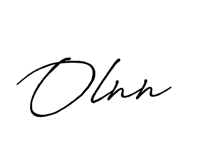 How to make Olnn name signature. Use Antro_Vectra_Bolder style for creating short signs online. This is the latest handwritten sign. Olnn signature style 7 images and pictures png