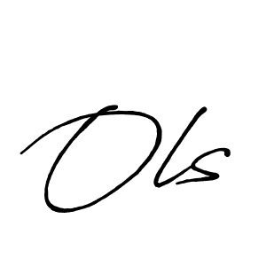 Best and Professional Signature Style for Ols. Antro_Vectra_Bolder Best Signature Style Collection. Ols signature style 7 images and pictures png