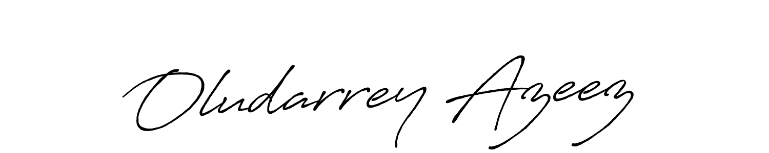 It looks lik you need a new signature style for name Oludarrey Azeez. Design unique handwritten (Antro_Vectra_Bolder) signature with our free signature maker in just a few clicks. Oludarrey Azeez signature style 7 images and pictures png