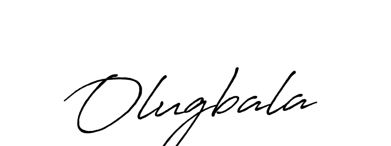 Create a beautiful signature design for name Olugbala. With this signature (Antro_Vectra_Bolder) fonts, you can make a handwritten signature for free. Olugbala signature style 7 images and pictures png