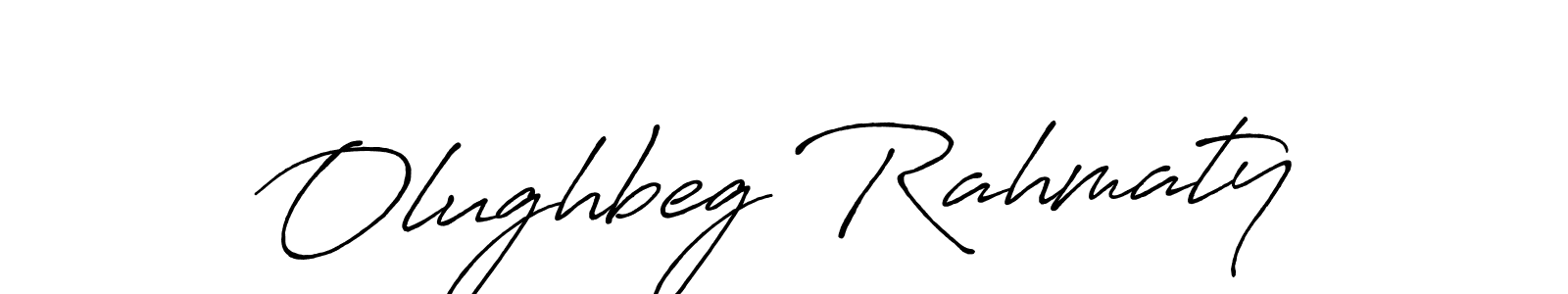if you are searching for the best signature style for your name Olughbeg Rahmaty. so please give up your signature search. here we have designed multiple signature styles  using Antro_Vectra_Bolder. Olughbeg Rahmaty signature style 7 images and pictures png