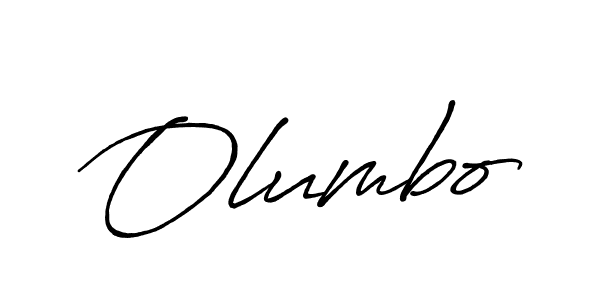 How to make Olumbo name signature. Use Antro_Vectra_Bolder style for creating short signs online. This is the latest handwritten sign. Olumbo signature style 7 images and pictures png