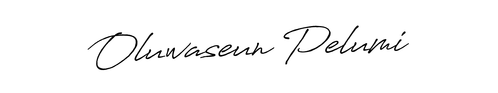 How to make Oluwaseun Pelumi signature? Antro_Vectra_Bolder is a professional autograph style. Create handwritten signature for Oluwaseun Pelumi name. Oluwaseun Pelumi signature style 7 images and pictures png