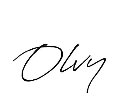 Make a beautiful signature design for name Olvy. Use this online signature maker to create a handwritten signature for free. Olvy signature style 7 images and pictures png