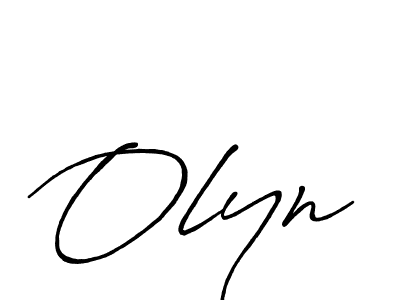 Once you've used our free online signature maker to create your best signature Antro_Vectra_Bolder style, it's time to enjoy all of the benefits that Olyn name signing documents. Olyn signature style 7 images and pictures png