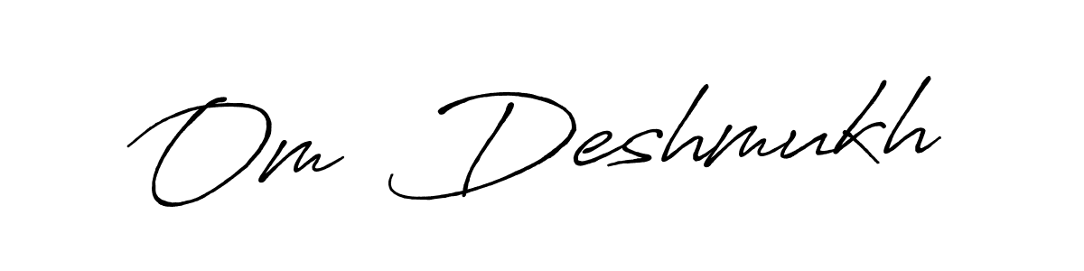 How to Draw Om  Deshmukh signature style? Antro_Vectra_Bolder is a latest design signature styles for name Om  Deshmukh. Om  Deshmukh signature style 7 images and pictures png