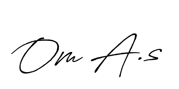 How to Draw Om A.s signature style? Antro_Vectra_Bolder is a latest design signature styles for name Om A.s. Om A.s signature style 7 images and pictures png