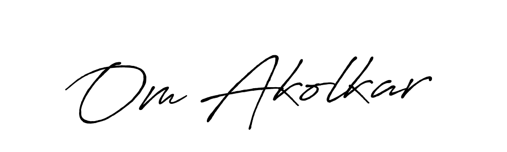 Make a short Om Akolkar signature style. Manage your documents anywhere anytime using Antro_Vectra_Bolder. Create and add eSignatures, submit forms, share and send files easily. Om Akolkar signature style 7 images and pictures png