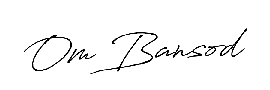 Make a short Om Bansod signature style. Manage your documents anywhere anytime using Antro_Vectra_Bolder. Create and add eSignatures, submit forms, share and send files easily. Om Bansod signature style 7 images and pictures png