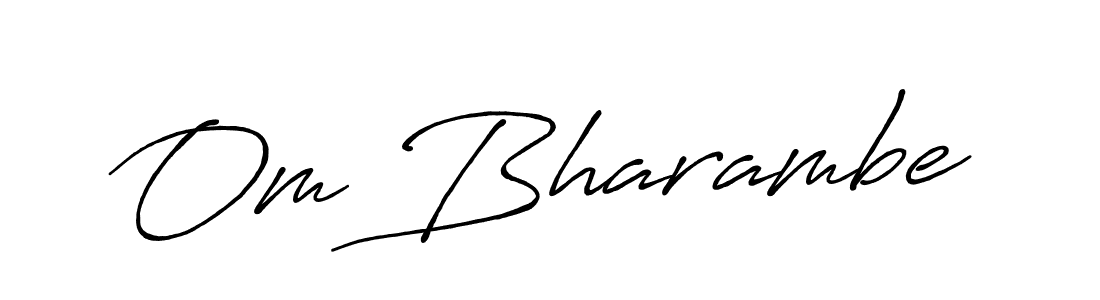 Best and Professional Signature Style for Om Bharambe. Antro_Vectra_Bolder Best Signature Style Collection. Om Bharambe signature style 7 images and pictures png