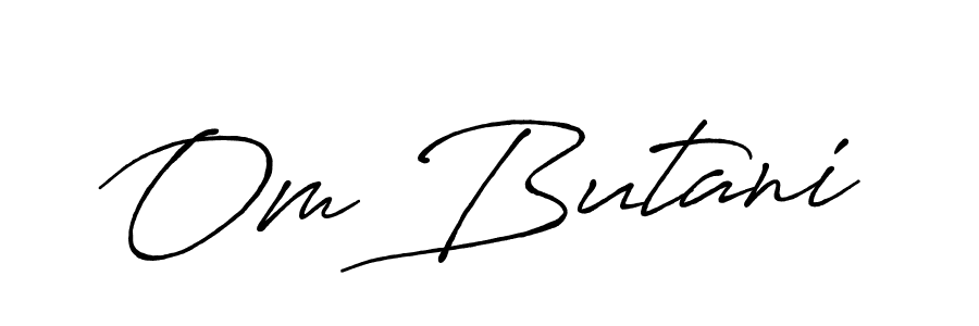 Make a beautiful signature design for name Om Butani. Use this online signature maker to create a handwritten signature for free. Om Butani signature style 7 images and pictures png
