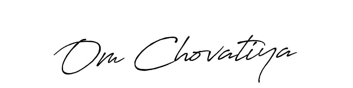 Make a beautiful signature design for name Om Chovatiya. Use this online signature maker to create a handwritten signature for free. Om Chovatiya signature style 7 images and pictures png