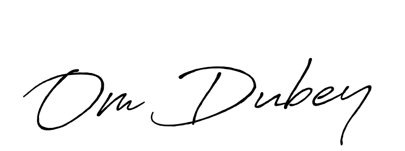 How to make Om Dubey signature? Antro_Vectra_Bolder is a professional autograph style. Create handwritten signature for Om Dubey name. Om Dubey signature style 7 images and pictures png