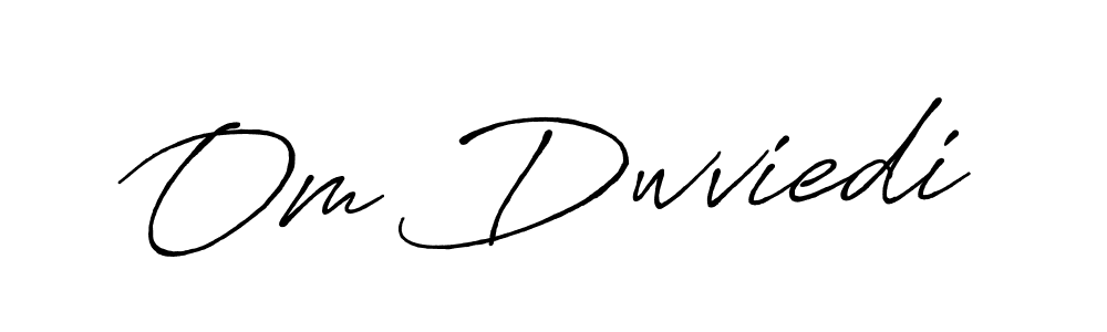 Antro_Vectra_Bolder is a professional signature style that is perfect for those who want to add a touch of class to their signature. It is also a great choice for those who want to make their signature more unique. Get Om Dwviedi name to fancy signature for free. Om Dwviedi signature style 7 images and pictures png