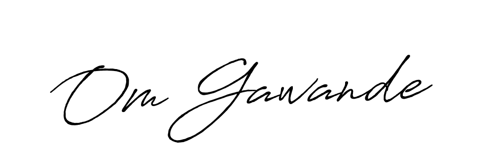 Similarly Antro_Vectra_Bolder is the best handwritten signature design. Signature creator online .You can use it as an online autograph creator for name Om Gawande. Om Gawande signature style 7 images and pictures png