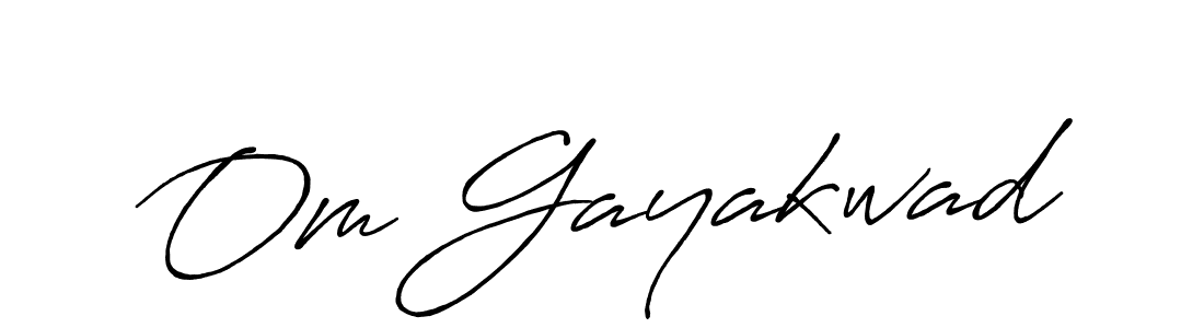 Once you've used our free online signature maker to create your best signature Antro_Vectra_Bolder style, it's time to enjoy all of the benefits that Om Gayakwad name signing documents. Om Gayakwad signature style 7 images and pictures png