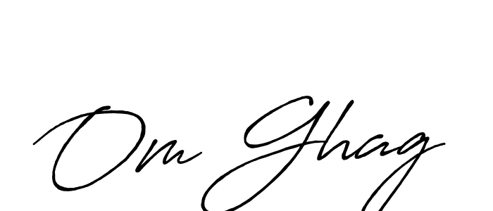 It looks lik you need a new signature style for name Om Ghag. Design unique handwritten (Antro_Vectra_Bolder) signature with our free signature maker in just a few clicks. Om Ghag signature style 7 images and pictures png