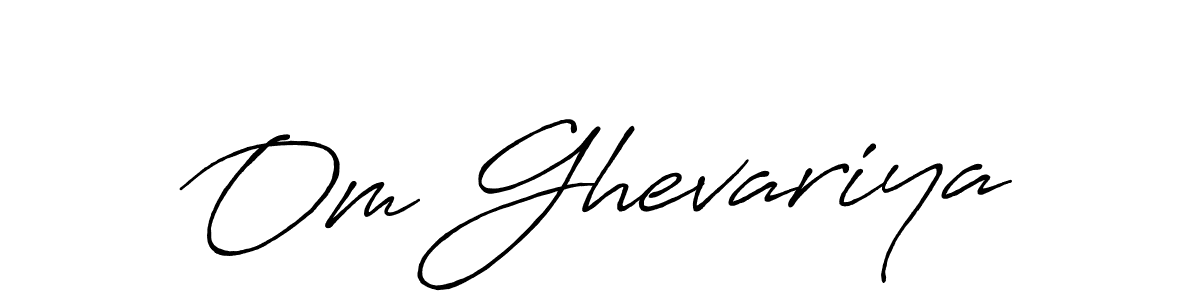 Antro_Vectra_Bolder is a professional signature style that is perfect for those who want to add a touch of class to their signature. It is also a great choice for those who want to make their signature more unique. Get Om Ghevariya name to fancy signature for free. Om Ghevariya signature style 7 images and pictures png