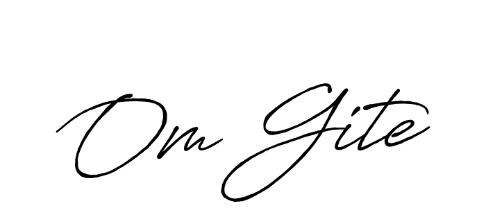 How to Draw Om Gite signature style? Antro_Vectra_Bolder is a latest design signature styles for name Om Gite. Om Gite signature style 7 images and pictures png