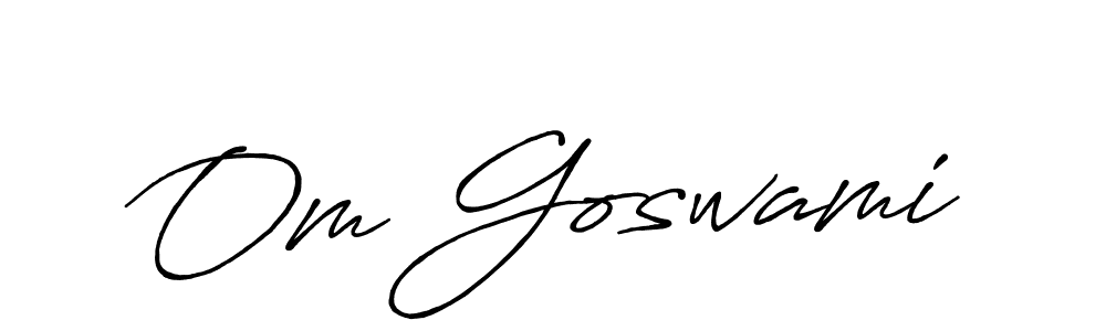 Similarly Antro_Vectra_Bolder is the best handwritten signature design. Signature creator online .You can use it as an online autograph creator for name Om Goswami. Om Goswami signature style 7 images and pictures png