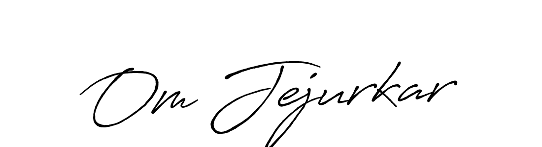You can use this online signature creator to create a handwritten signature for the name Om Jejurkar. This is the best online autograph maker. Om Jejurkar signature style 7 images and pictures png