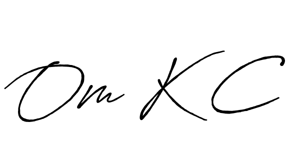 This is the best signature style for the Om K C name. Also you like these signature font (Antro_Vectra_Bolder). Mix name signature. Om K C signature style 7 images and pictures png