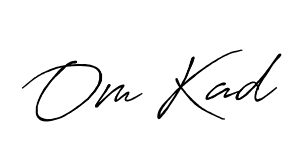 See photos of Om Kad official signature by Spectra . Check more albums & portfolios. Read reviews & check more about Antro_Vectra_Bolder font. Om Kad signature style 7 images and pictures png
