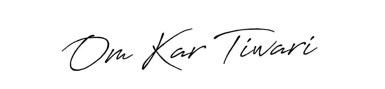 You should practise on your own different ways (Antro_Vectra_Bolder) to write your name (Om Kar Tiwari) in signature. don't let someone else do it for you. Om Kar Tiwari signature style 7 images and pictures png