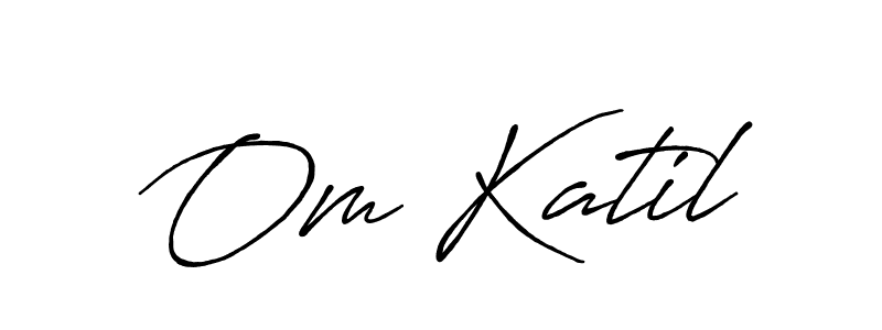 This is the best signature style for the Om Katil name. Also you like these signature font (Antro_Vectra_Bolder). Mix name signature. Om Katil signature style 7 images and pictures png