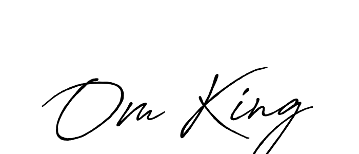 You should practise on your own different ways (Antro_Vectra_Bolder) to write your name (Om King) in signature. don't let someone else do it for you. Om King signature style 7 images and pictures png