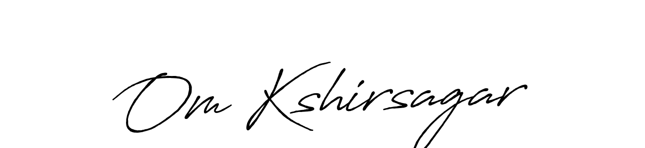Use a signature maker to create a handwritten signature online. With this signature software, you can design (Antro_Vectra_Bolder) your own signature for name Om Kshirsagar. Om Kshirsagar signature style 7 images and pictures png