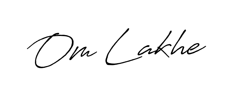 Best and Professional Signature Style for Om Lakhe. Antro_Vectra_Bolder Best Signature Style Collection. Om Lakhe signature style 7 images and pictures png