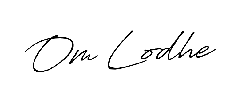 Also You can easily find your signature by using the search form. We will create Om Lodhe name handwritten signature images for you free of cost using Antro_Vectra_Bolder sign style. Om Lodhe signature style 7 images and pictures png