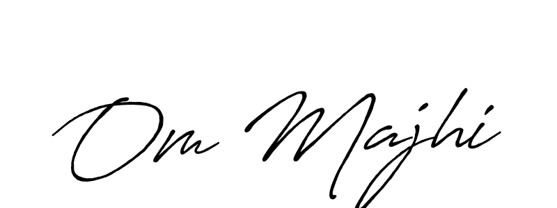 Use a signature maker to create a handwritten signature online. With this signature software, you can design (Antro_Vectra_Bolder) your own signature for name Om Majhi. Om Majhi signature style 7 images and pictures png